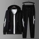 2 Pcs Men's Cotton Fleece Track Suit {SHIRT FREE}