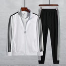 2 Pcs Men's Cotton Fleece Track Suit {SHIRT FREE}