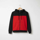 2 Pcs Men's Fleece Plain Zipper Track
