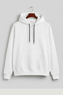 Fleece Plain Hoodie
