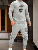 2 Pcs Fashionable Sweatshirt, Trousers For Winter